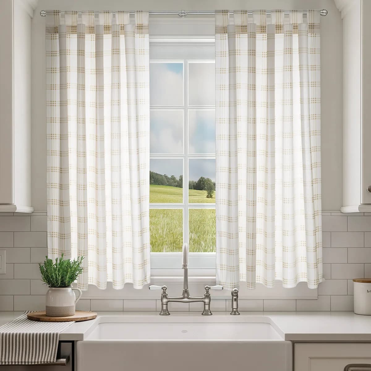 Cortinas de cocina Cross